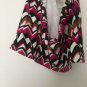 Faded Glory Women's Multicolor Print Tankini Halter Top Swim Size Small