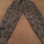 Hype Men's Gray Black Print Jogger Pants Size Medium Sweatpants