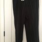 George Women's Multicolor Striped Capri Dress Pants Pockets Size 14