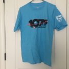 Hanes Mens T-Shirt 107.5 KZL Radio Station Size Medium Blue