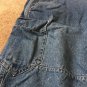 Vintage Bugle Boy Blue Denim Jean Shorts Pockets Size 36