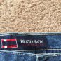 Vintage Bugle Boy Blue Denim Jean Shorts Pockets Size 36