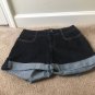 Nine West Women's Cuffed Denim Jean Shorts Blue Size 2