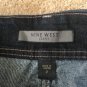 Nine West Women's Cuffed Denim Jean Shorts Blue Size 2