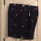 Caribbean Joe Women's Plus Size 20 Shorts Pockets Watermelon Print