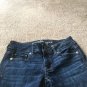 American Eagle Women's Blue Denim Jeans Pockets Size 2