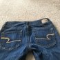 American Eagle Women's Blue Denim Jeans Pockets Size 2
