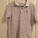 US Polo Assn Boys Size Unknown Striped Short Sleeve Polo Shirt US Polo Assn Boys Size Unknown Striped Short Sleeve Polo Shirt