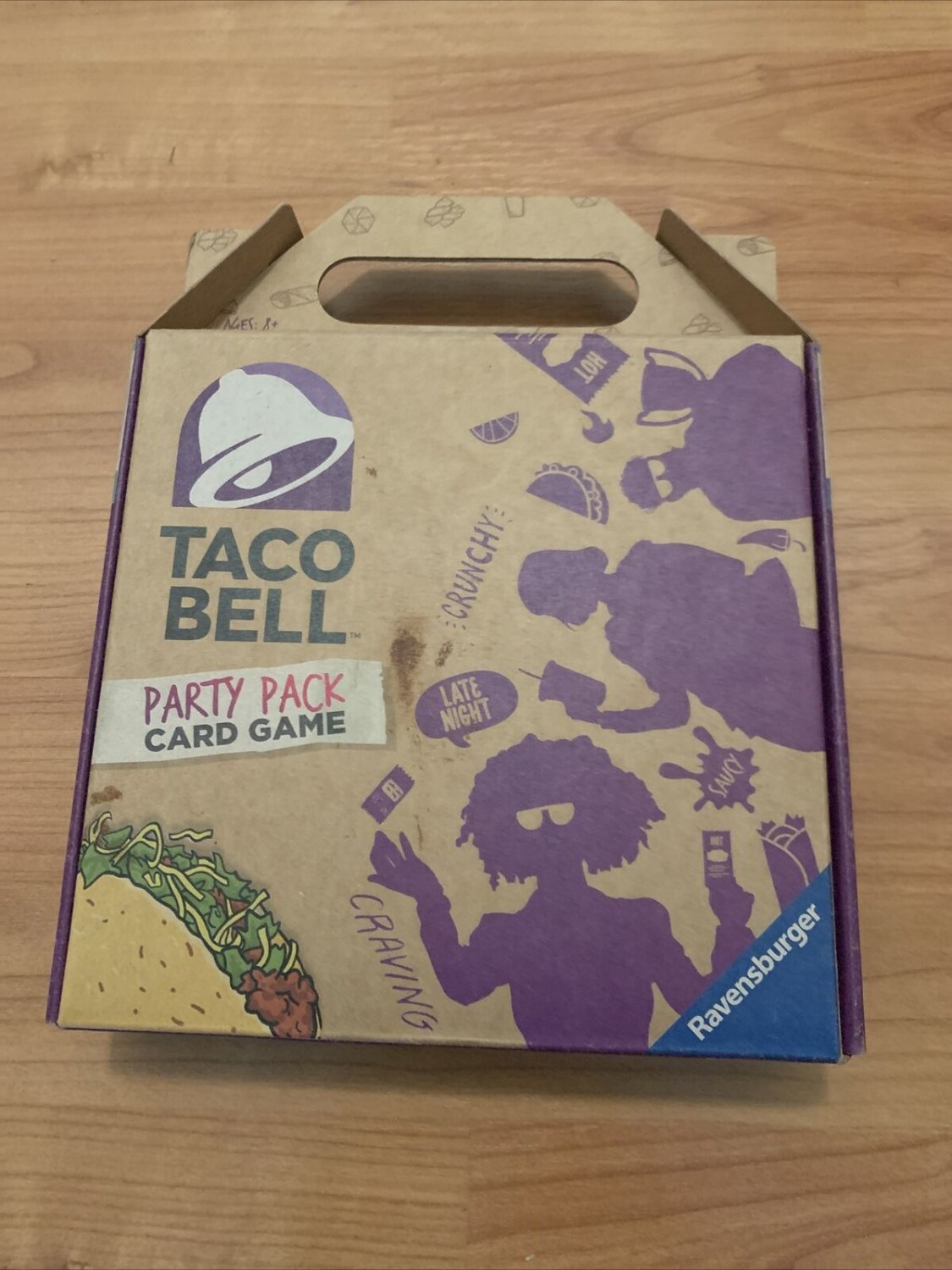 Ravensburger Taco Bell Party Pack Card Game Ages 8 and Up