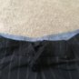 1pc No Boundaries Men's Gray Striped Swim Shorts Trunks Unlined Size 28 Black