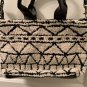Universal Thread Women's Black & Off White Shoulder Bag Crossbody Purse