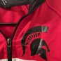 Athletic Works Zip Up Track Jacket Black Red White Size Mens S 34-36 Slim Fit