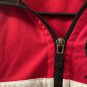 Athletic Works Zip Up Track Jacket Black Red White Size Mens S 34-36 Slim Fit