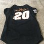 Hunter Pet Dog Cat Black Jersey Shirt NASCAR Racing Tony Stewart Size Large