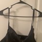 Wild Fable Women's Black Leopard Satin Sleeveless Ruched Bodycon Dress Size XL