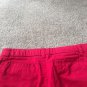 Kim Rogers Women's Red Capri Pants Side Slits Casual Size 10
