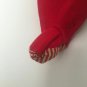 1 Pc Dressed To Drool Baby's First Christmas Red Footed Pajamas Size 9 Months