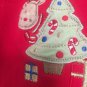1 Pc Dressed To Drool Baby's First Christmas Red Footed Pajamas Size 9 Months