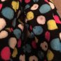 1 Pair Aviva Women&acirc;��s Polka Dot Sherpa Lined Slipper Socks One Size