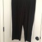 George Women's Multicolor Striped Capri Dress Pants Zip Pockets Size 14