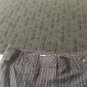 Ann Taylor Loft Women's Black & Gray Striped Casual Dress Capri Pants Size 10