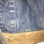 Vintage Storm Indutry Men's Button Down Brown Corduroy Blue Jean Jacket Size XL