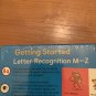 The Reading House Getting Started Letters Recognition M-Z Set 2 by Marla Conn