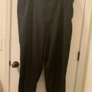 Carolina Bay Men's Black Pleated Front Casual Dress Pants Pockets Size 46x32 Carolina Bay Men's Black Pleated Front Casual Dress Pants Pockets Size 46x32