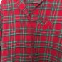 2pcs Family PJs by Macy's Women's Red Flannel Pajama Pant Set Outfit Size Small