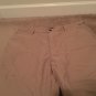 Chaps Khaki Flat Front Shorts Casual with Pockets Men's Size 38 Regular Fit
