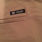 Chaps Khaki Flat Front Shorts Casual with Pockets Men's Size 38 Regular Fit
