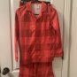 2pc Target Boys Red Plaid Check Pajama Pant Set Outfit Size 12