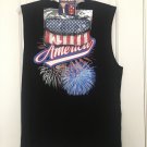 2pc Spirit Of America Patriotic Theme Men's Combo Set Hat & Shirt Size L 42/44 2pc Spirit Of America Patriotic Theme Men's Combo Set Hat & Shirt Size L 42/44