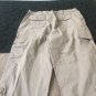 1 Pc St. John's Bay Women's Brown Capri Pants Cuffed Bottom Size 10