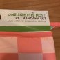 2pc Boots & Barkley Pet Cat Dog Bandana Set Cooling One Size Fits Most
