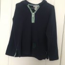 Sag Harbor Women's Blue 1/4 Zip Pullover Top Shirt Sweater Hood Size Medium