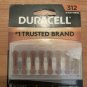 1x 16 Count Duracell Hearing Aid Batteries Size 312