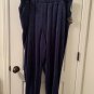 Ava & Viv Women's Plus Blue Velour Jogger Track Pants Elastic Waist Size 2X