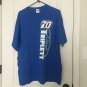 Gildan Men's Blue Short Sleeve T-Shirt Fitzgerald &Triplett Racing Size XL