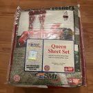 Oklahoma University Sooners 4-Piece Queen Sheet Set Crimson White Oklahoma University Sooners 4-Piece Queen Sheet Set Crimson White