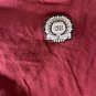 School House "Go Big E" Jersey Style T-Shirt Women's Juniors Size S Maroon White