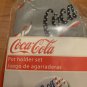 Coca Cola Oven 4 Piece Set Mitts Gloves Pot Holder Heat Resistant Coke