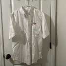 Antigua Miami Hurricanes Short Sleeve Button-Up Casual Shirt Men's Size XL White