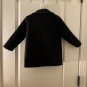 Toddler Boys Button Wool Blend Pea Coat Lined Size Unknown Black