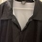 Dickies Men's Jacket Snap Front Windbreaker Nylon Water Resistant Size 4XL Black