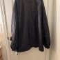 Dickies Men's Jacket Snap Front Windbreaker Nylon Water Resistant Size 4XL Black