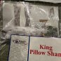 Ohio State Buckeyes 1 Piece Pillow Sham King Multi-Color