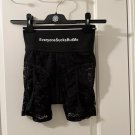 “Everyone Sucks But Me”Print Black Underwear High Waist Wear Lace Size Small