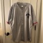 Mens Button Up Short Sleeve Baseball Shirt Top Detroit 35 Size XL (46-48) Gray