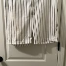Wilson Adult Unisex Stripe Baseball Softball Shorts Navy Blue and White